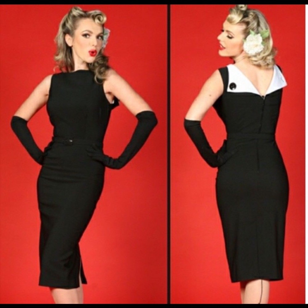 Elegant Black Sleeveless Dress
